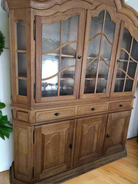 'Brachtenbach' - Solid OakWood Bibliotheque Display Cabinet