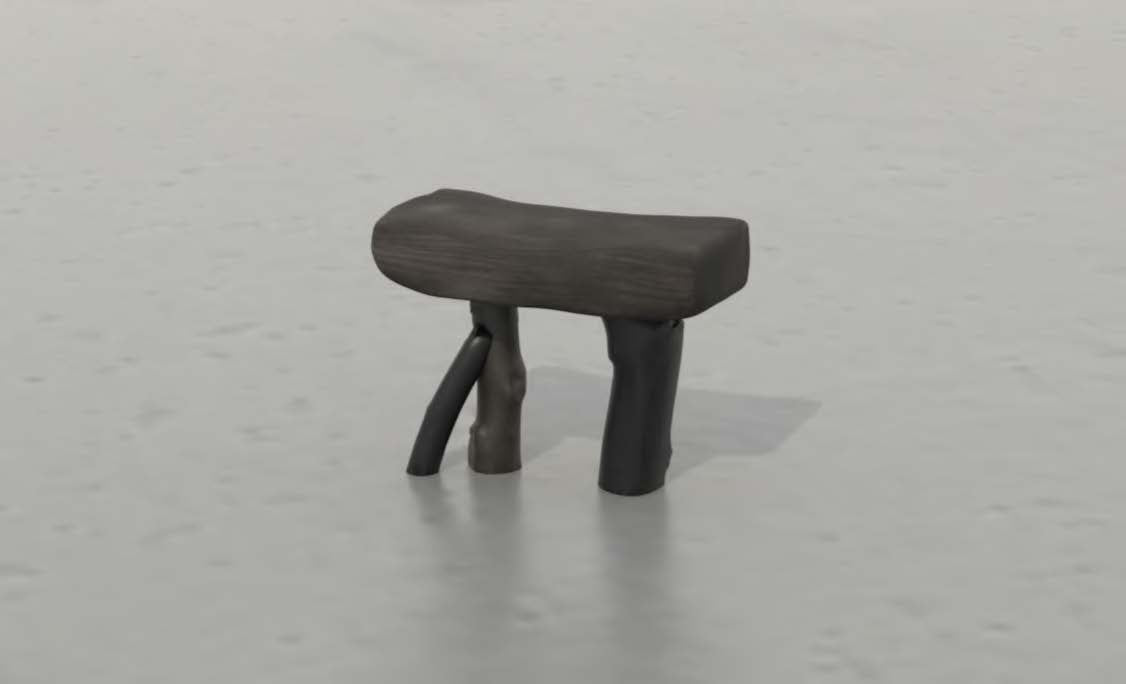 "Preserved" Stool - Omid Jahankhani - Price Available on Request