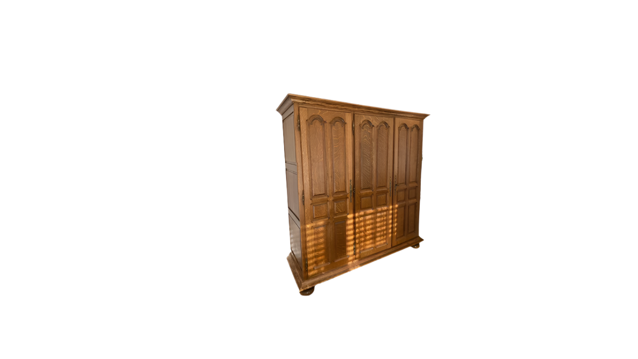 'Nennig' - Solid Oakwood 3 Door Wardrobe