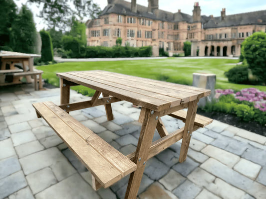 THE BRADLEY - Reclaimed Wood Picnic Bench